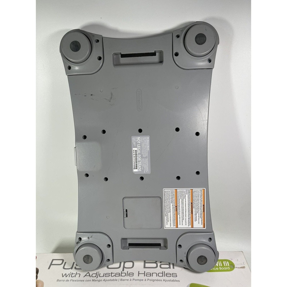 Nintendo Wii Items Wii Push-Up Bar (new) Wii Fit Balance Board (board Pre-owned) - Picture 5 of 10